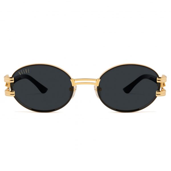 9Five Locks Gold Scale - Reflective Gold Sunglasses